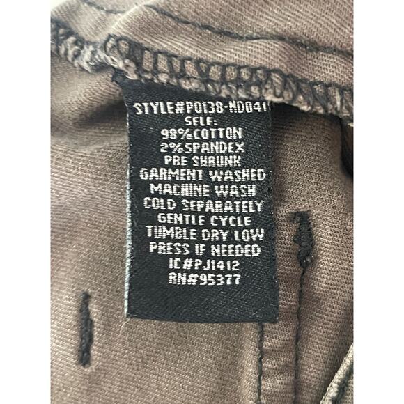 Sanctuary Camo Straight Leg Pants Pockets Green Army Size Womens 28 - Picture 8 of 10